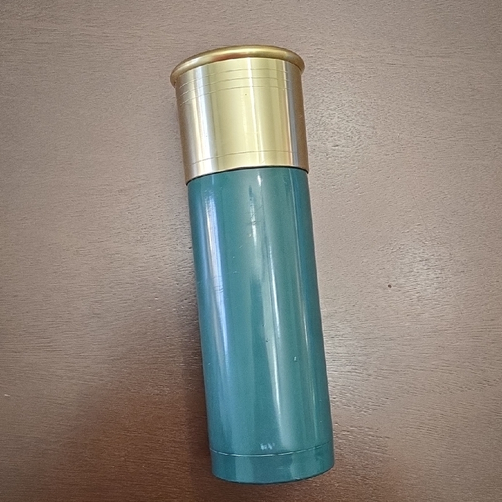 SHOTSHELL THERMO Bottle Thermos Green Gold 24-30 Oz‎